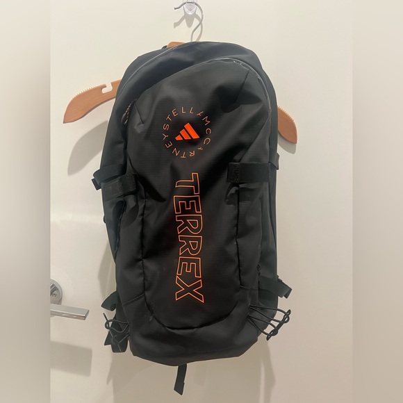 Adidas by Stella McCartney Terrex Black and Orange Backpack - Picture 4 of 15